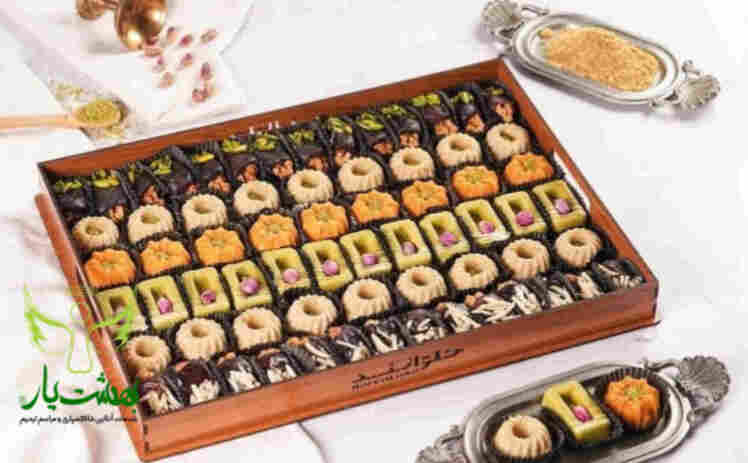 میکس حلوا و خرما مدرن برای مراسم ترحیم