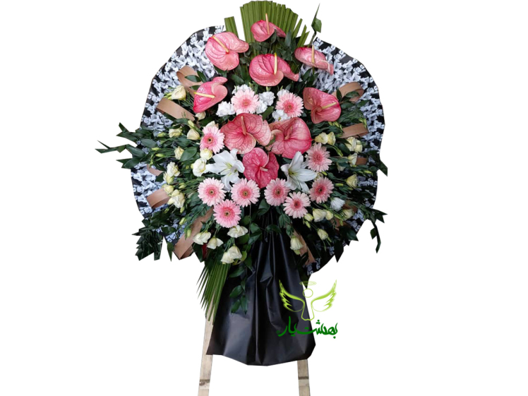 خرید آنلاین انواع تاج گل ختم و سبد گل تسلیت در بهشت یار