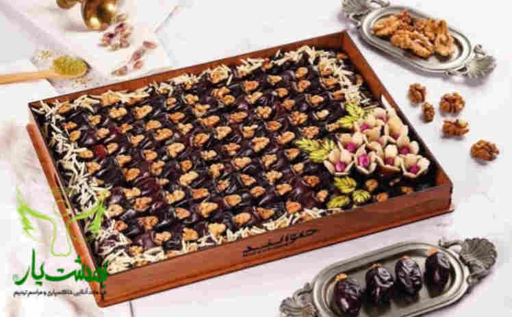 خرید آنلاین و سفارش خرما گردویی درجه یک و تازه برای مراسم ختم 