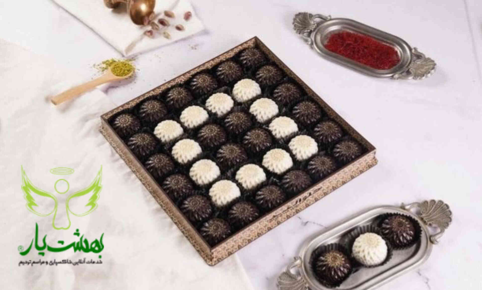 خرید آنلاین ترافل خرما شکلاتی